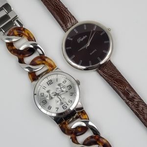 Royalton Silver Tortoise Watch Bundle of 2